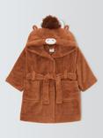 John Lewis Baby Cow Novelty Dressing Gown, Orange