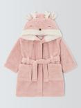 John Lewis Baby Deer Novelty Dressing Gown, Pink