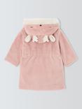 John Lewis Baby Deer Novelty Dressing Gown, Pink