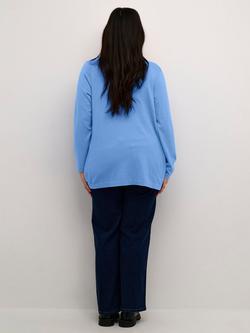 KAFFE Curve Farsia Open Neck Cardigan - view 2, Ebb And Flow