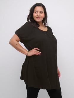 KAFFE Ami Tunic Dress, Black Deep, Black Deep