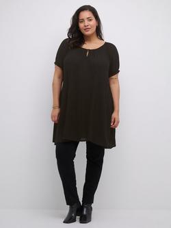 KAFFE Ami Tunic Dress, Black Deep - view 2, Black Deep
