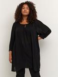KAFFE Cami Tunic Top, Black Deep