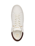 Dune London Eden Leather Chunky Trainers, White