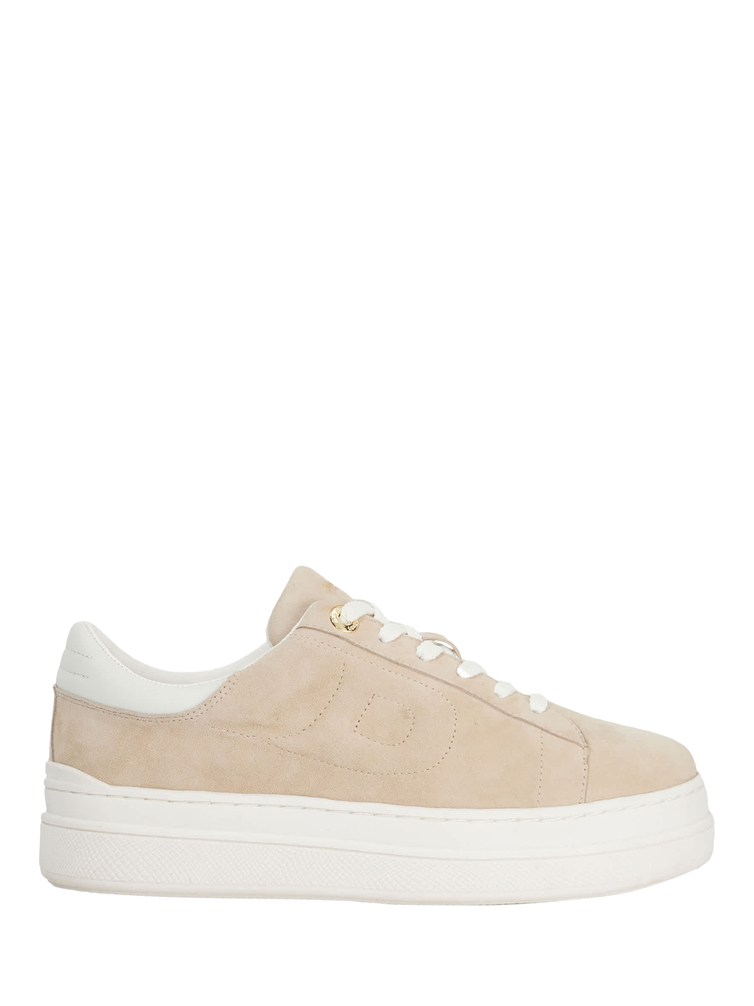 Product image 1 of 5, which shows Dune London Eden Suede Chunky Trainers, Sand, EU36