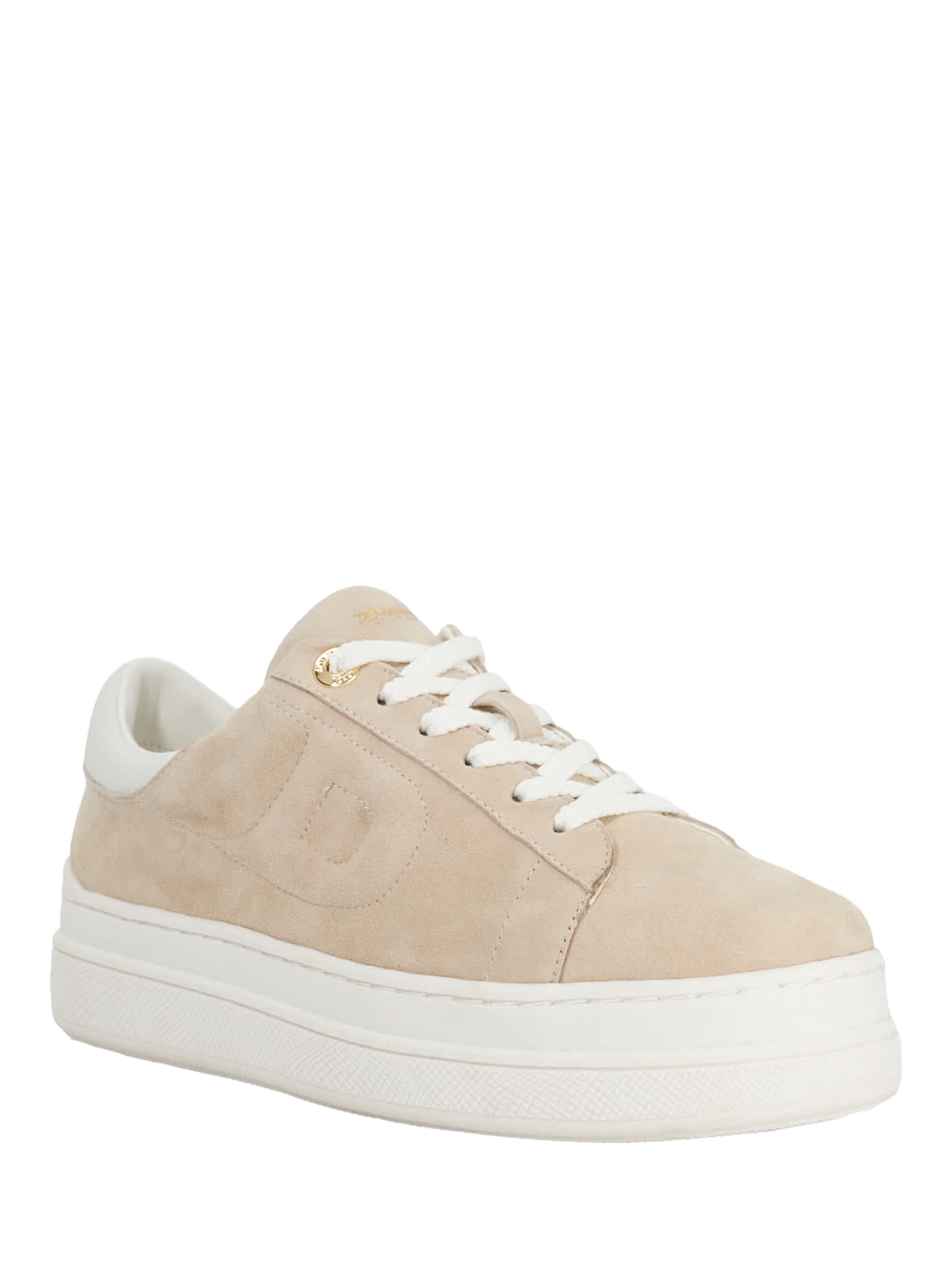 Product image 3 of 5, which shows Dune London Eden Suede Chunky Trainers, Sand, EU36