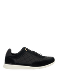 Dune London Everglow Leather Quilted Trainers