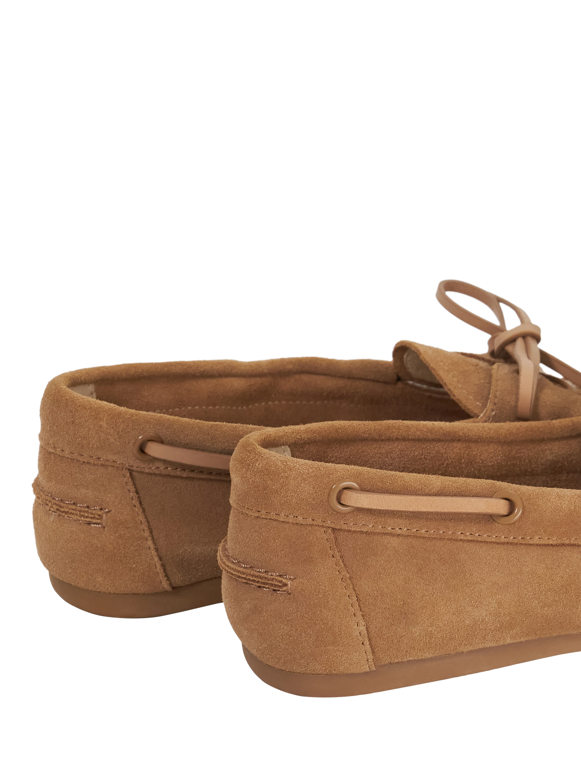 Product image 6 of 6, which shows Dune London Gala Suede Boat Shoes, Tan, EU36