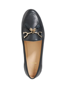 Dune London Greysons Wide Fit Leather Loafers - view 2, Black