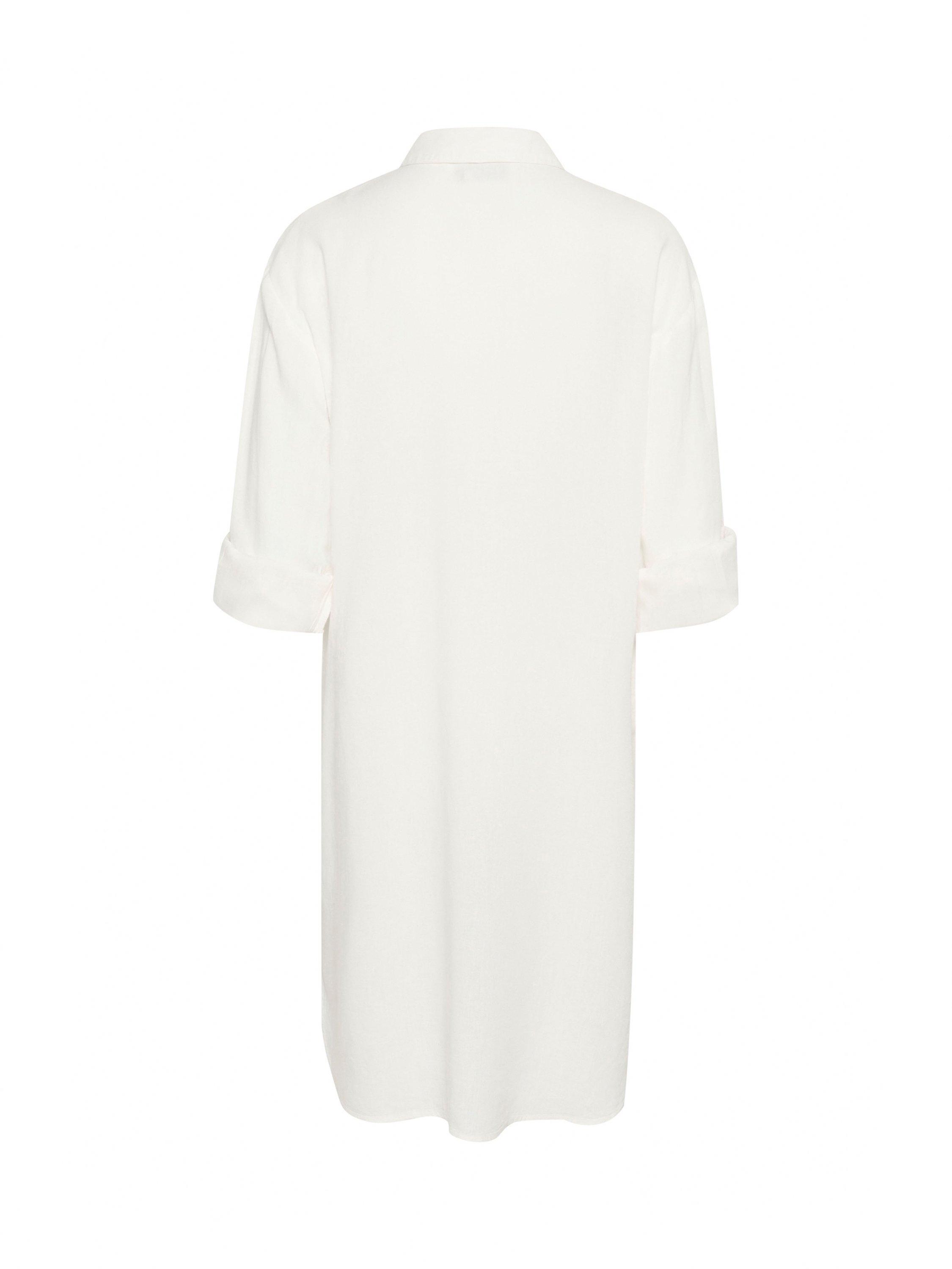 Product image 6 of 7, which shows KAFFE Milia Shirt Dress, Chalk, 18