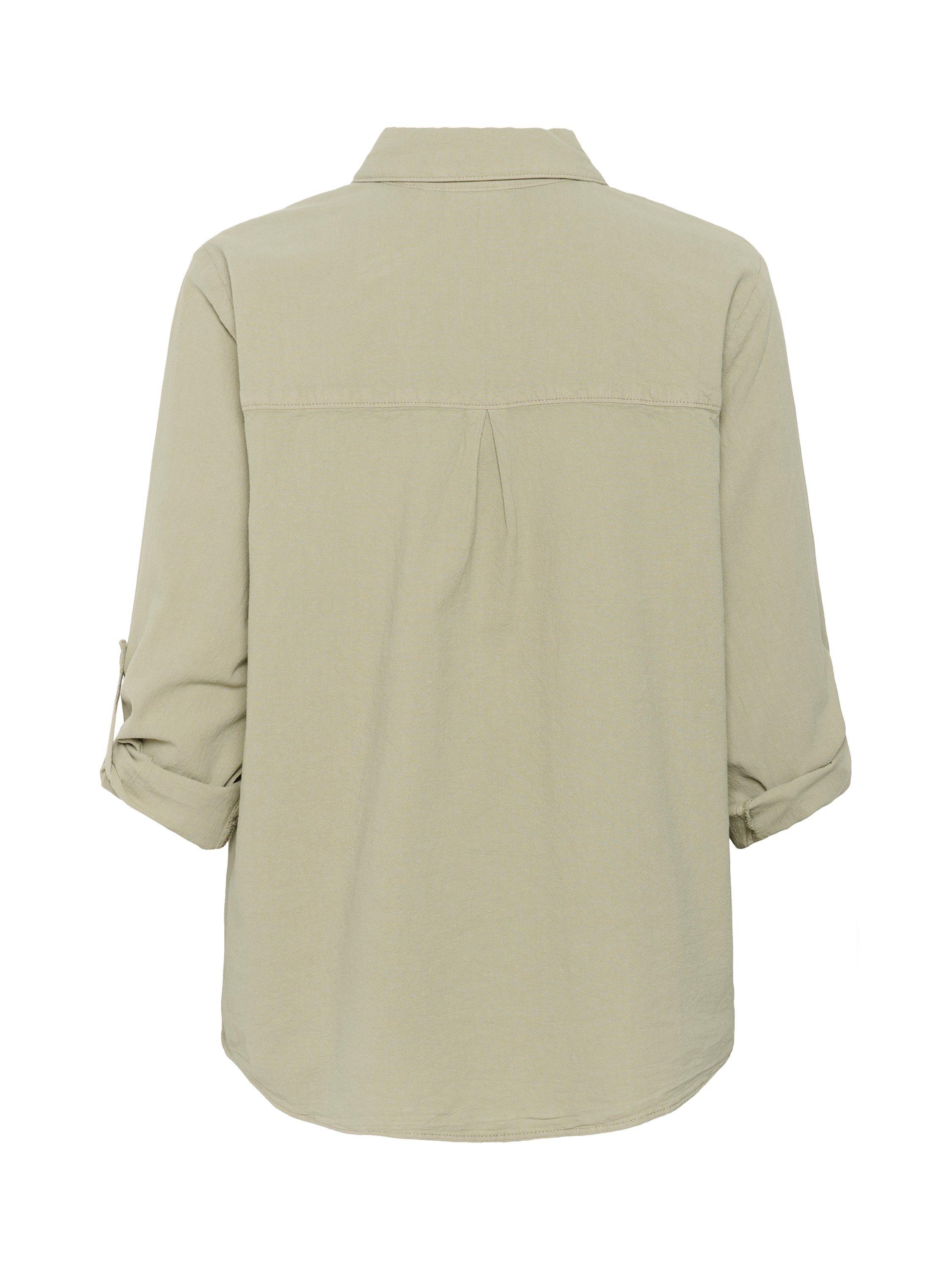 Product image 5 of 6, which shows KAFFE Naya Casual Fit Shirt, Mid Green, 8