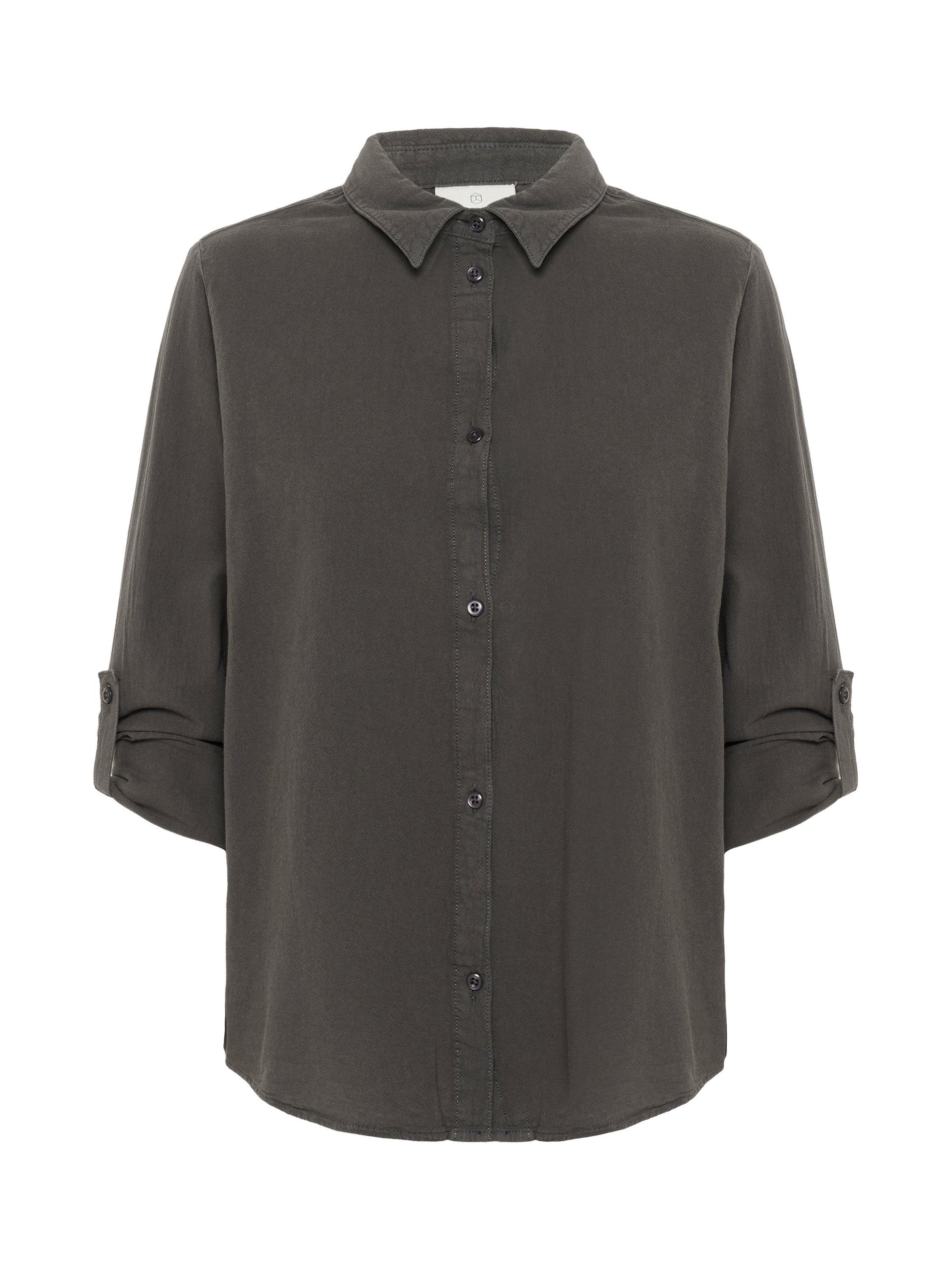 Product image 3 of 5, which shows KAFFE Naya Casual Fit Shirt, Mid Grey, 8