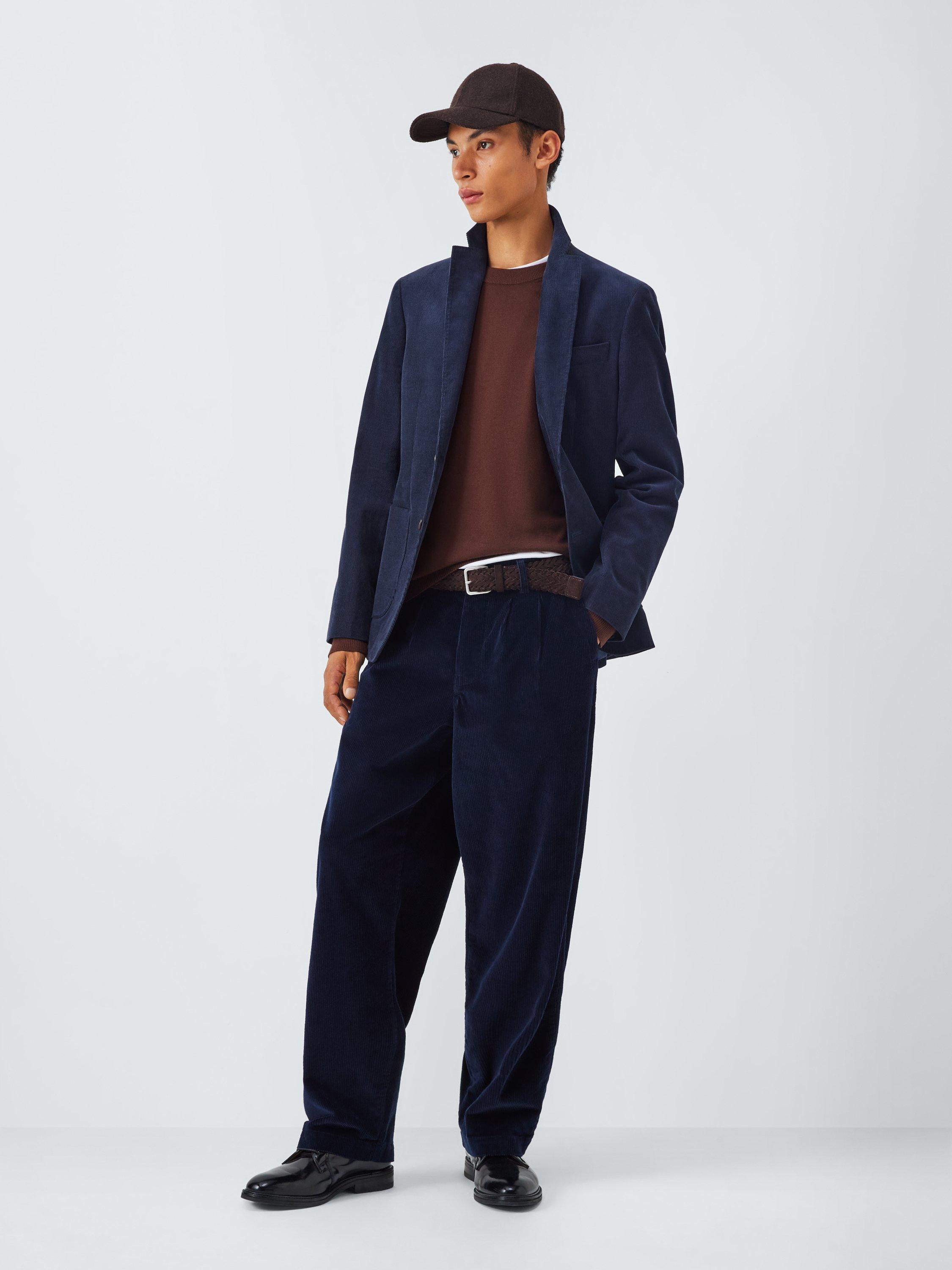 Product image 3 of 6, which shows John Lewis Merino Wool Crew Neck Jumper, Bitter Chocolate, S