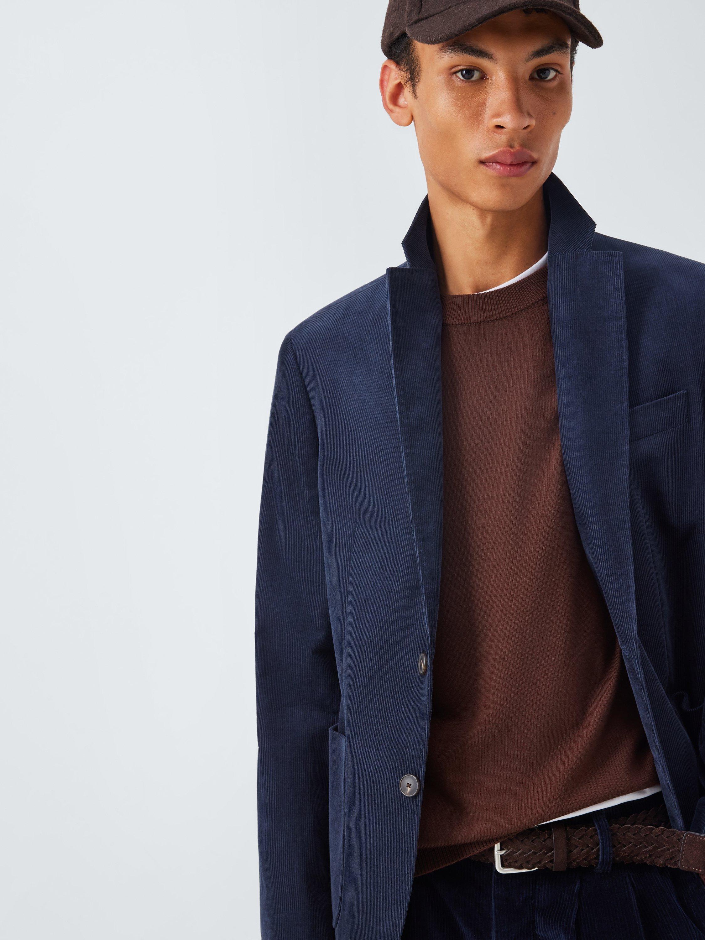 Product image 6 of 6, which shows John Lewis Merino Wool Crew Neck Jumper, Bitter Chocolate, S