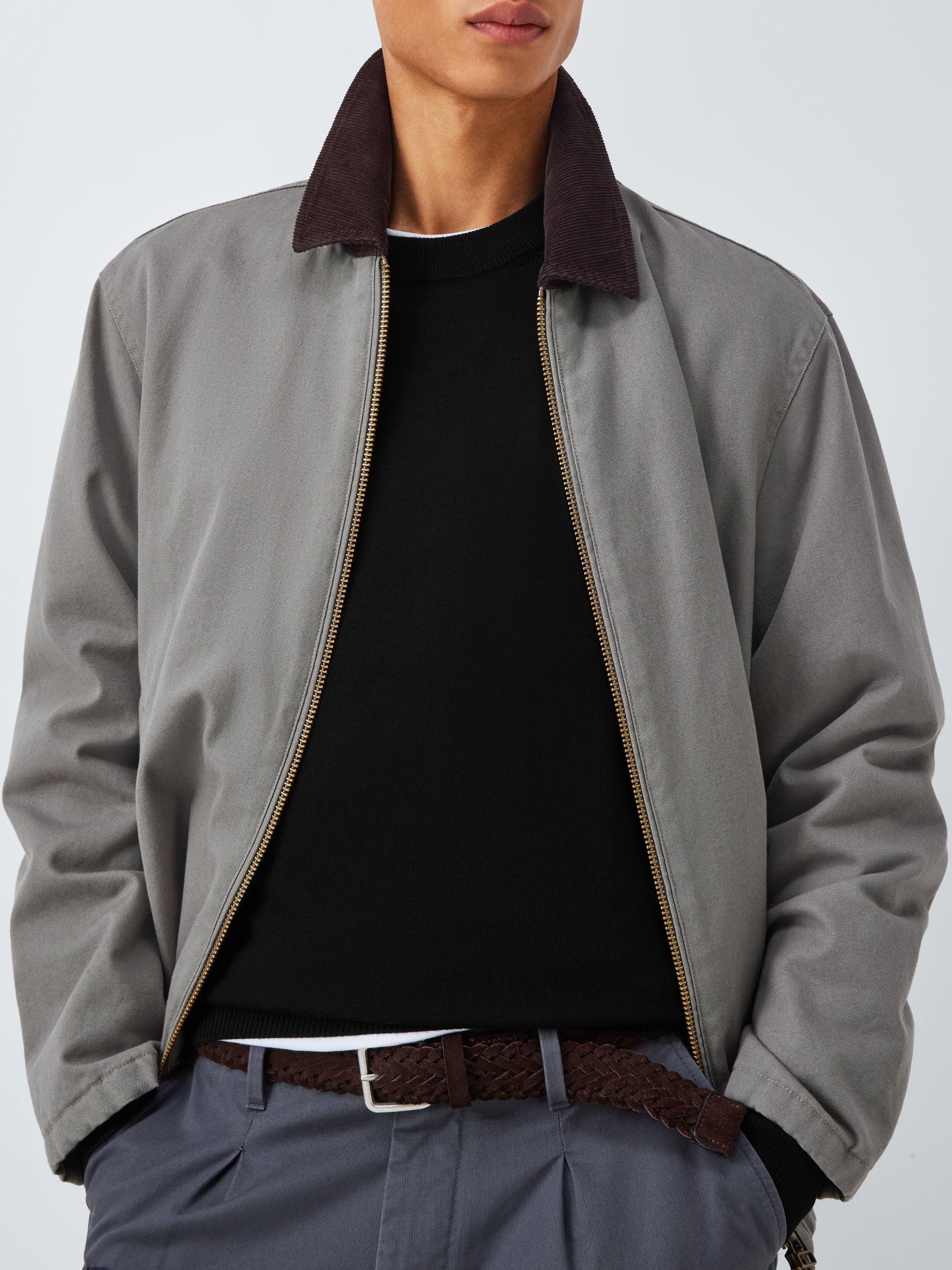 Product image 6 of 6, which shows John Lewis Merino Wool Crew Neck Jumper, Black, S