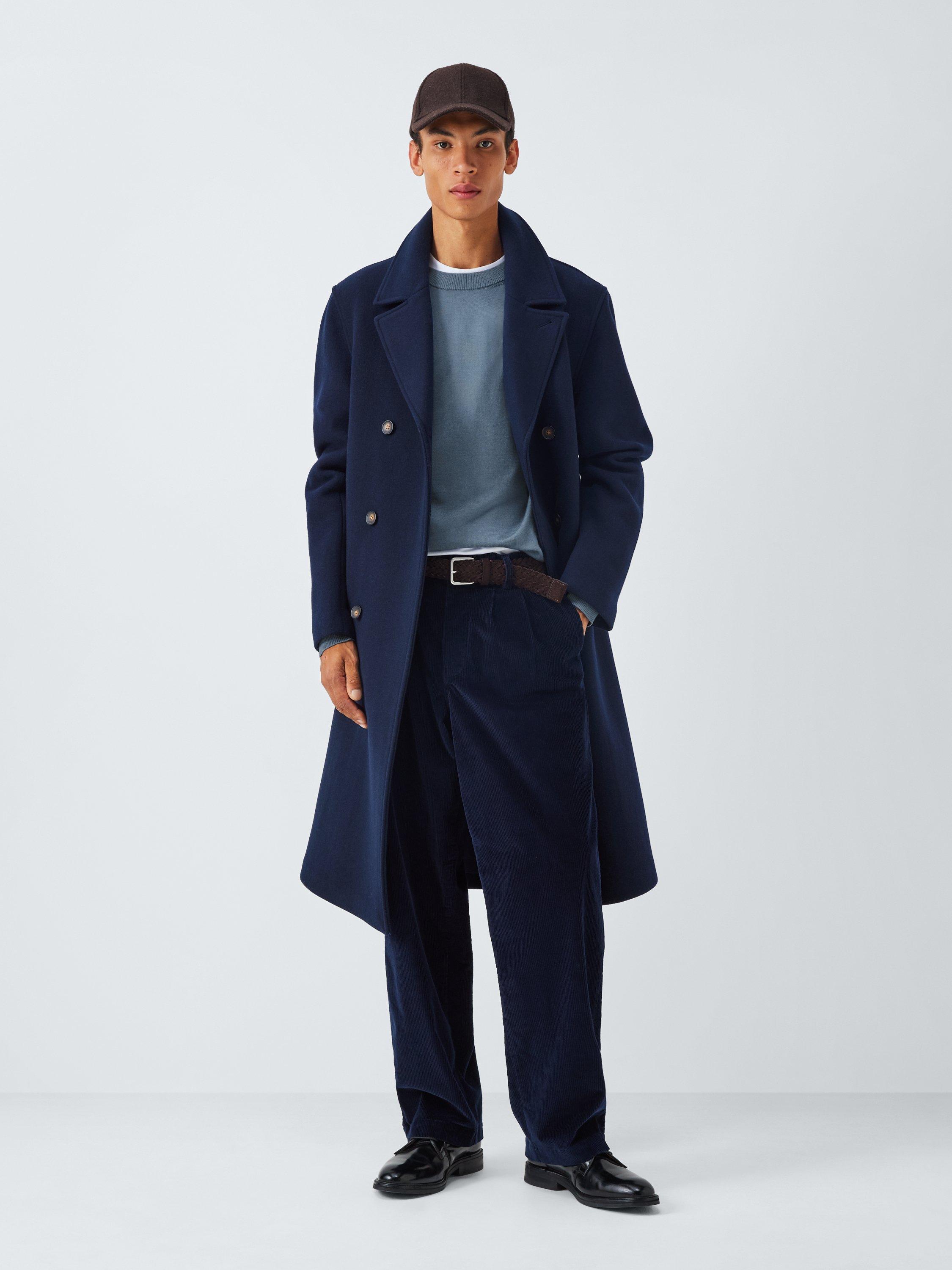 Product image 3 of 6, which shows John Lewis Merino Wool Crew Neck Jumper, Flint Stone, M