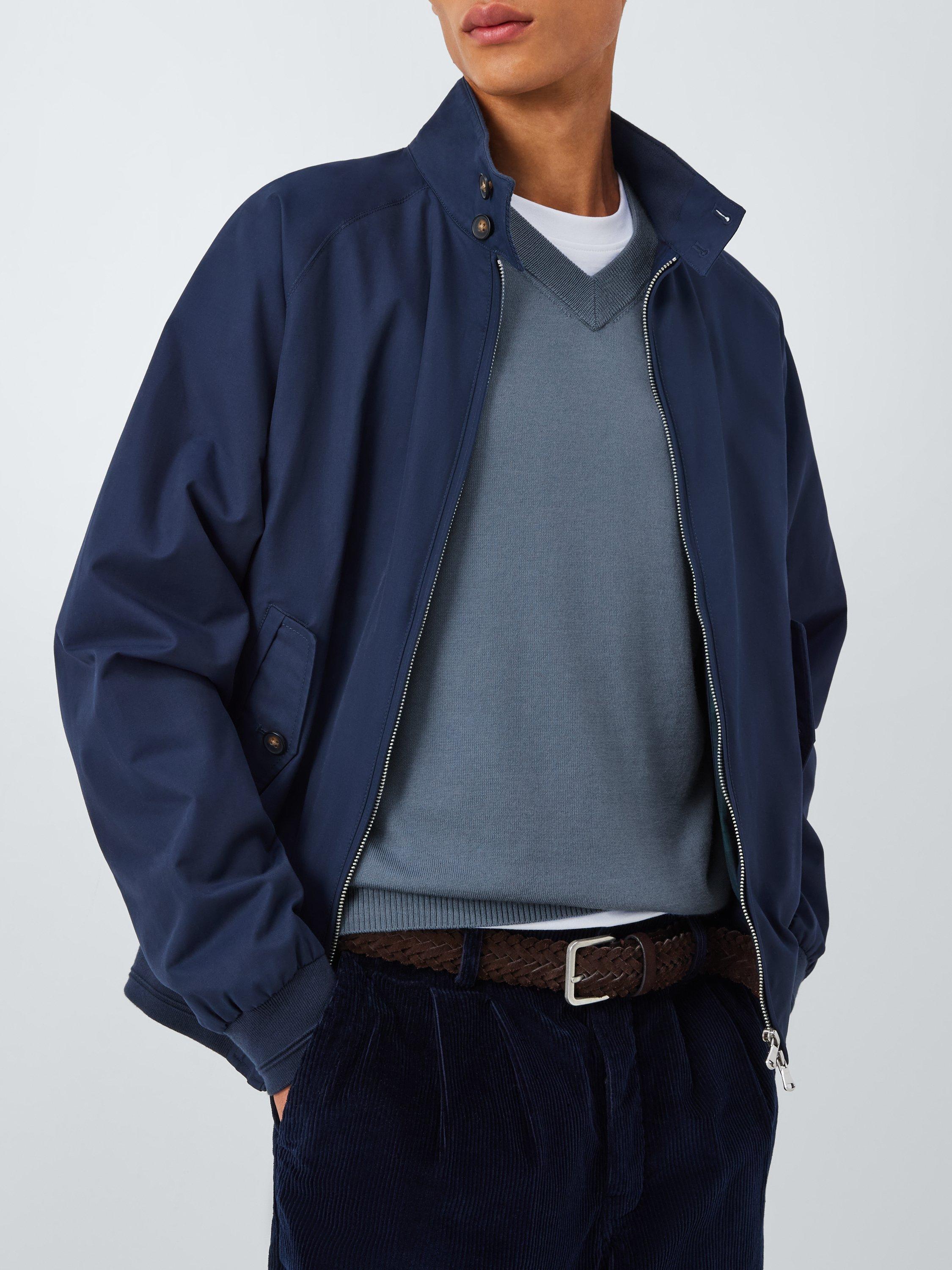 Product image 6 of 6, which shows John Lewis Merino Wool V-Neck Jumper, Flint Stone, M