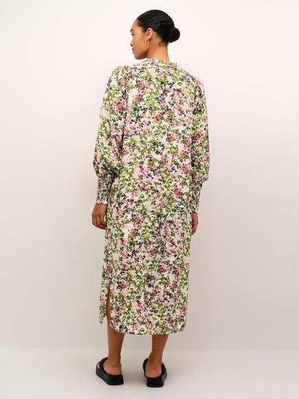 KAFFE Drylia Abstract Dress, Multi - view 2, Multi