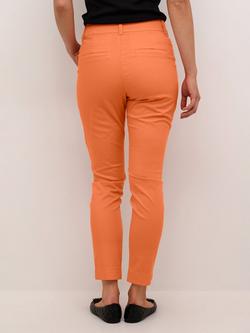 KAFFE Lea Slim Fit Chino Trousers - view 2, Melon