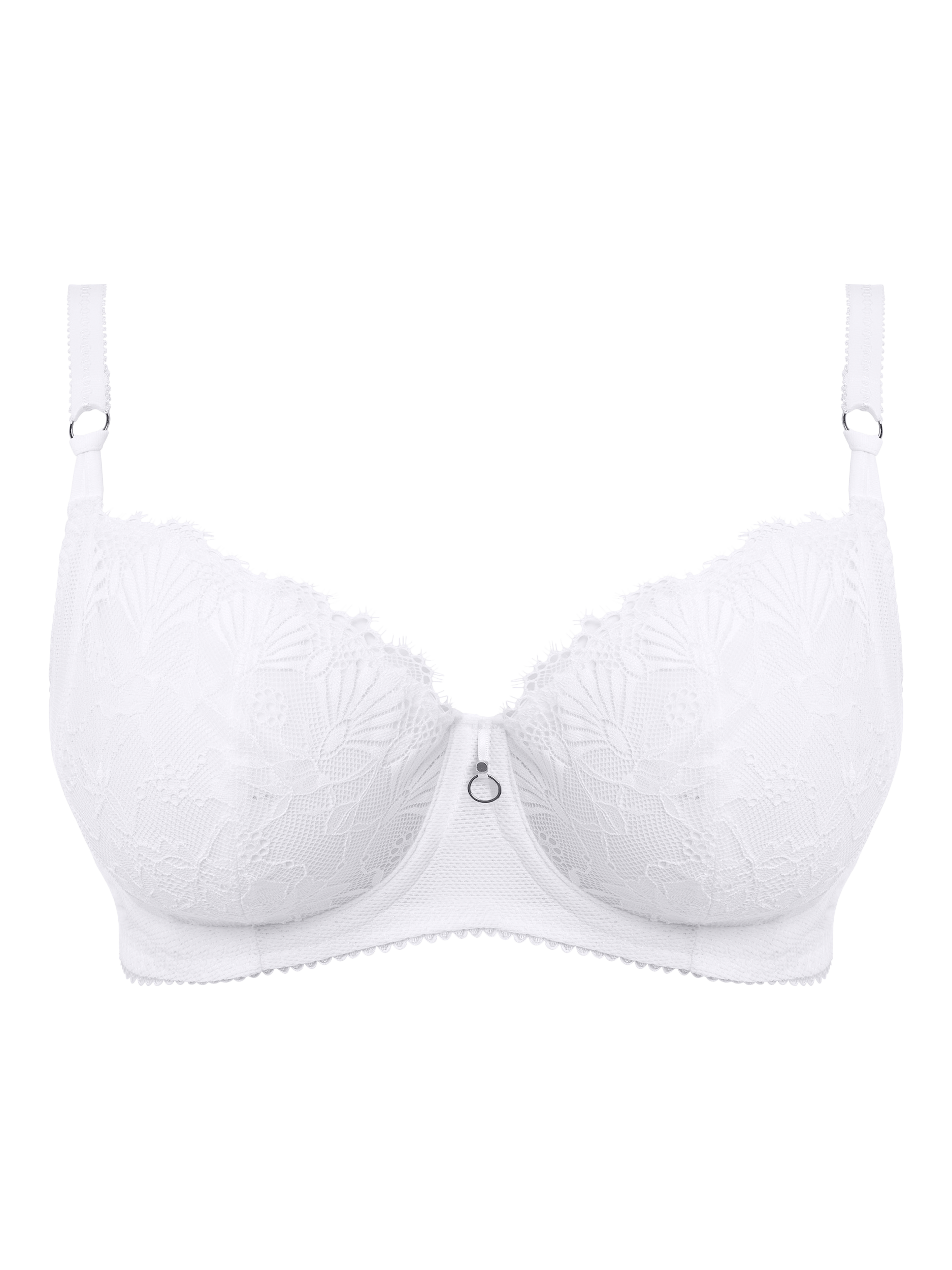 Product image 5 of 5, which shows Freya Fascinate Balconette Bra, White, 30E