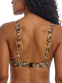 Freya Arizona Wave High Apex Bikini Top, Dune - view 2, Dune