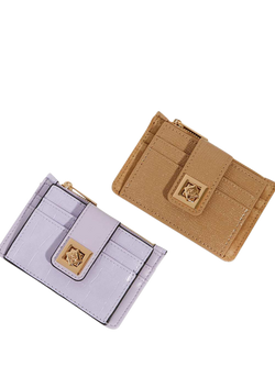 Dune London Karra Faux Leather Wallet, Lilac - view 2, Lilac