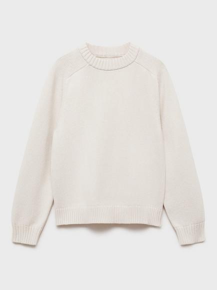 Mango Kids' Luca Jumper, Light Beige