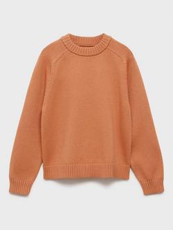 Mango Kids' Luca Jumper, Pastel Orange