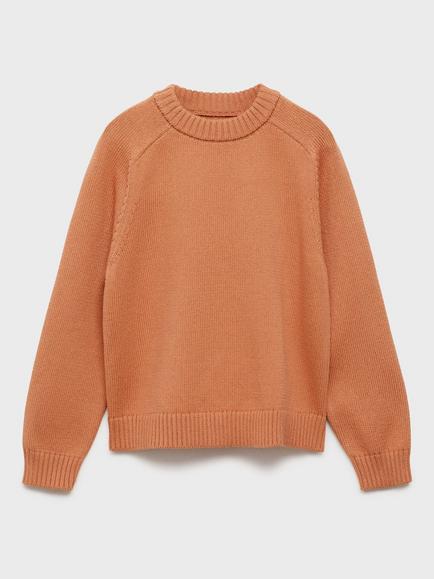 Mango Kids' Luca Jumper, Pastel Orange