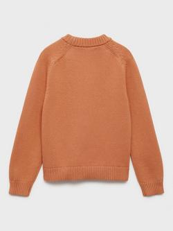 Mango Kids' Luca Jumper - view 2, Pastel Orange