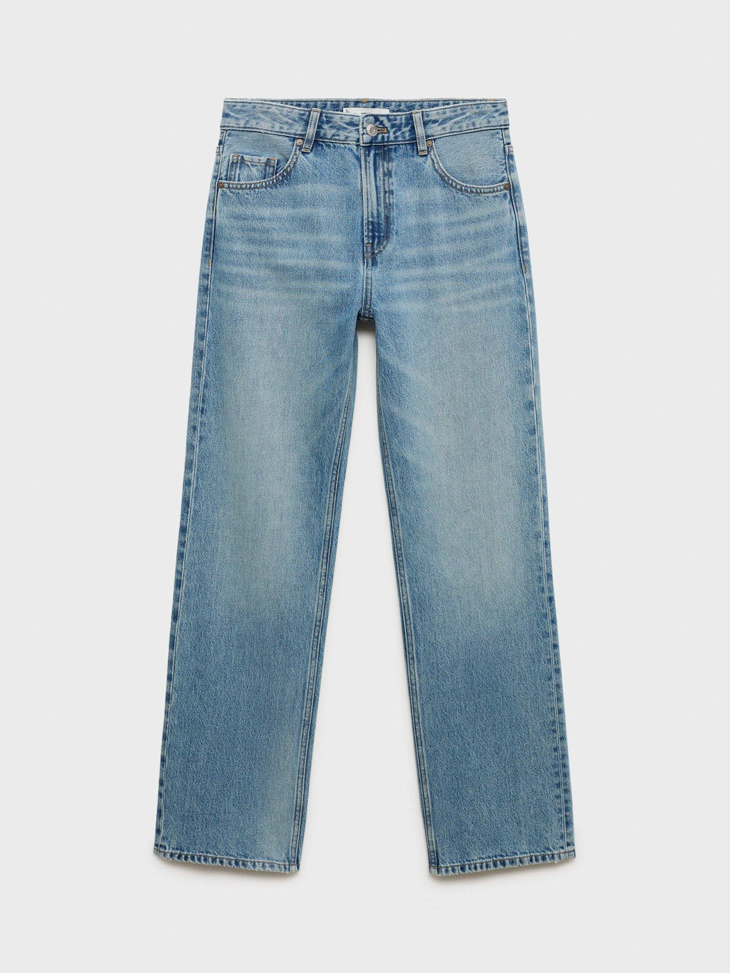 Product image 3 of 8, which shows Mango Miami Straight Jeans, Blue, 10