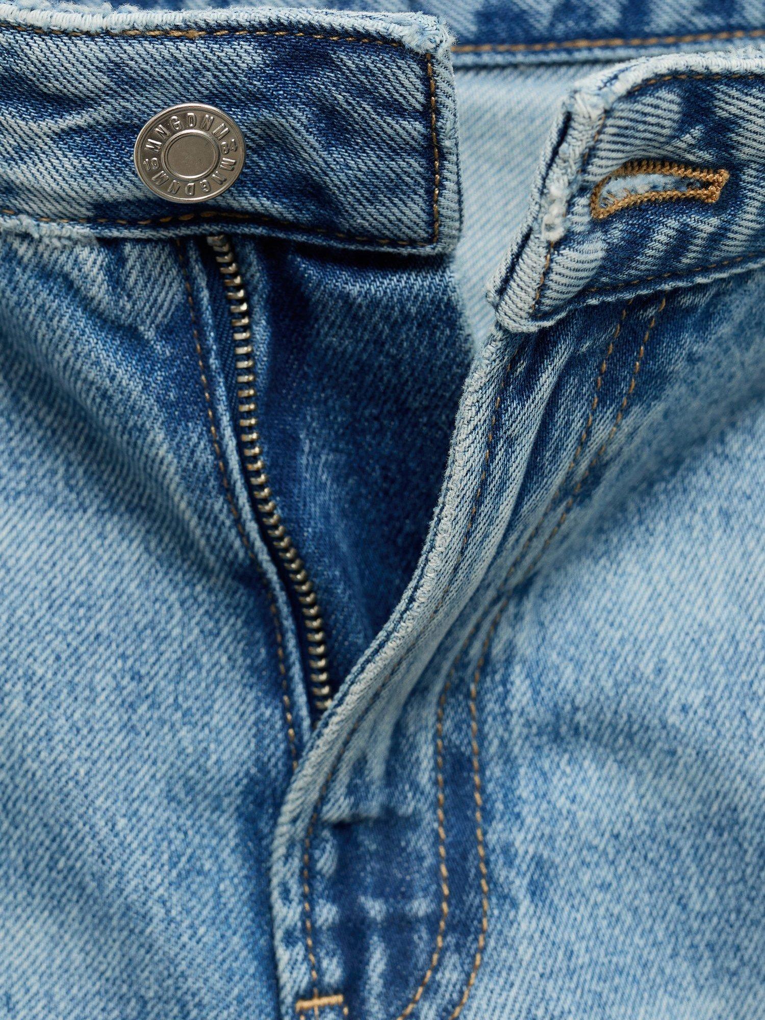 Product image 5 of 8, which shows Mango Miami Straight Jeans, Blue, 10
