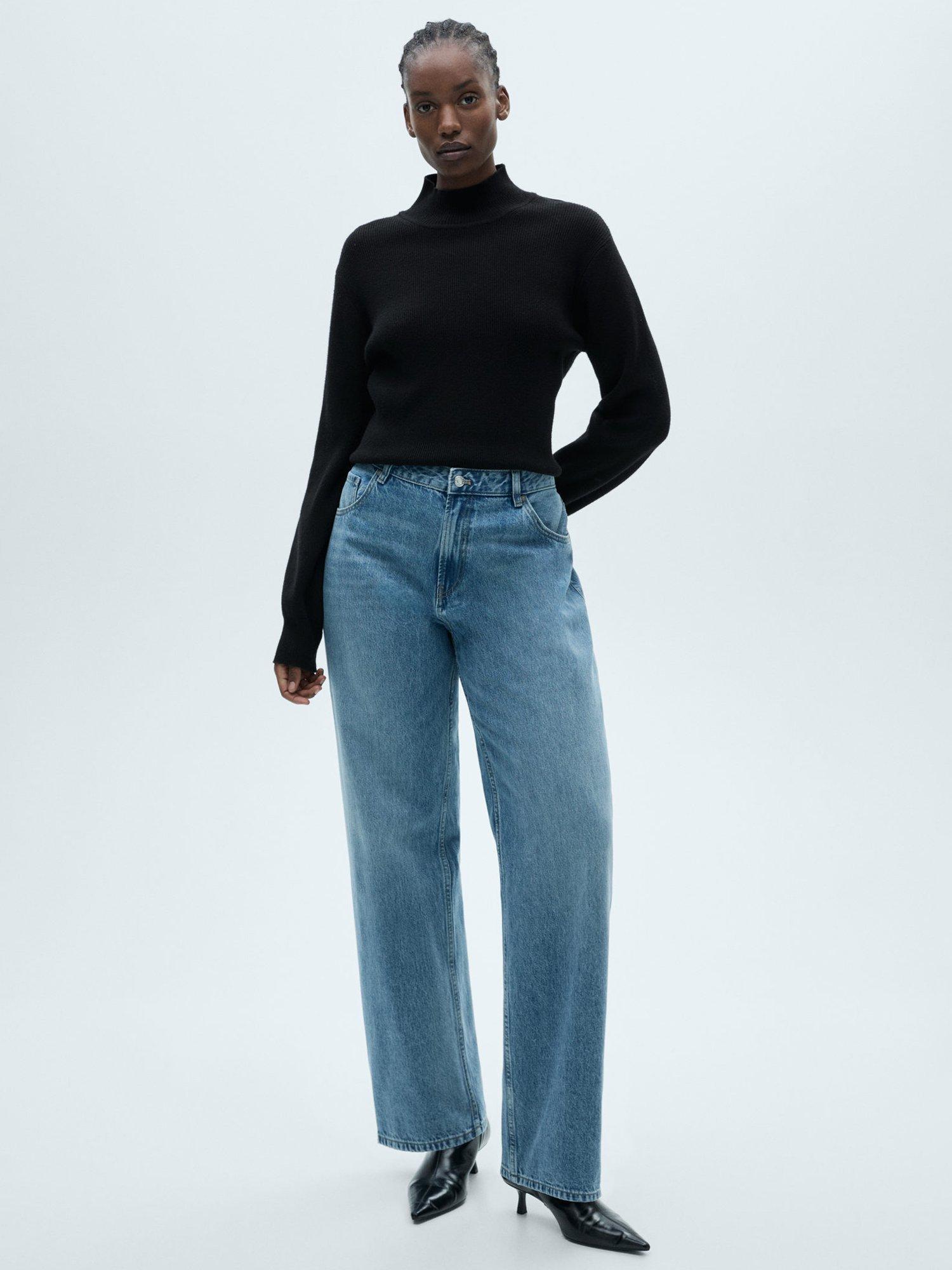 Product image 7 of 8, which shows Mango Miami Straight Jeans, Blue, 10