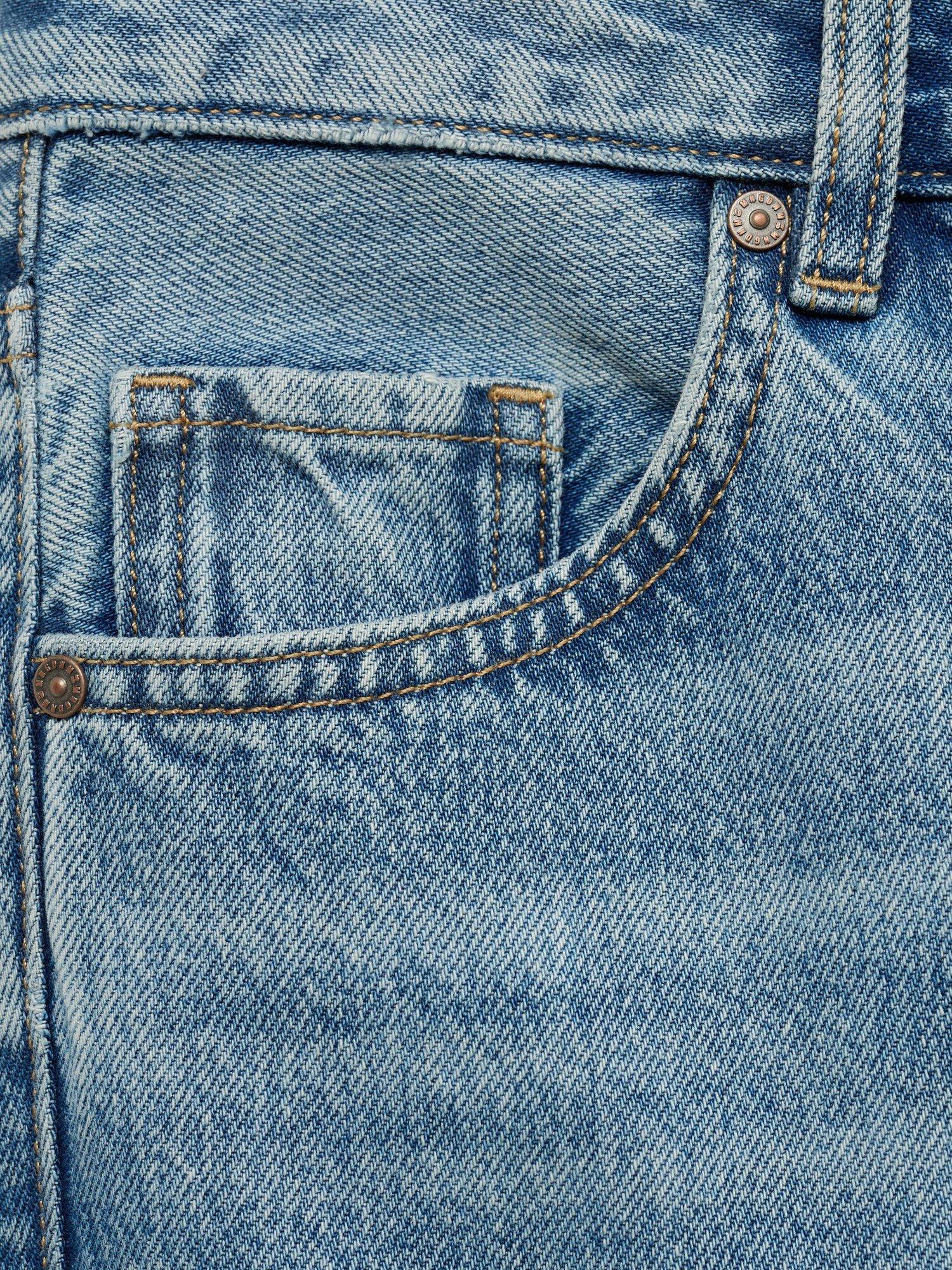 Product image 8 of 8, which shows Mango Miami Straight Jeans, Blue, 10