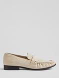 L.K.Bennett Adira Suede Stud Loafers, Biscuit