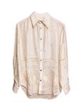 S.S.DALEY Ada Embroidered Long Sleeve Shirt, Ecru