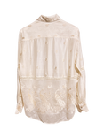 S.S.DALEY Ada Embroidered Long Sleeve Shirt, Ecru