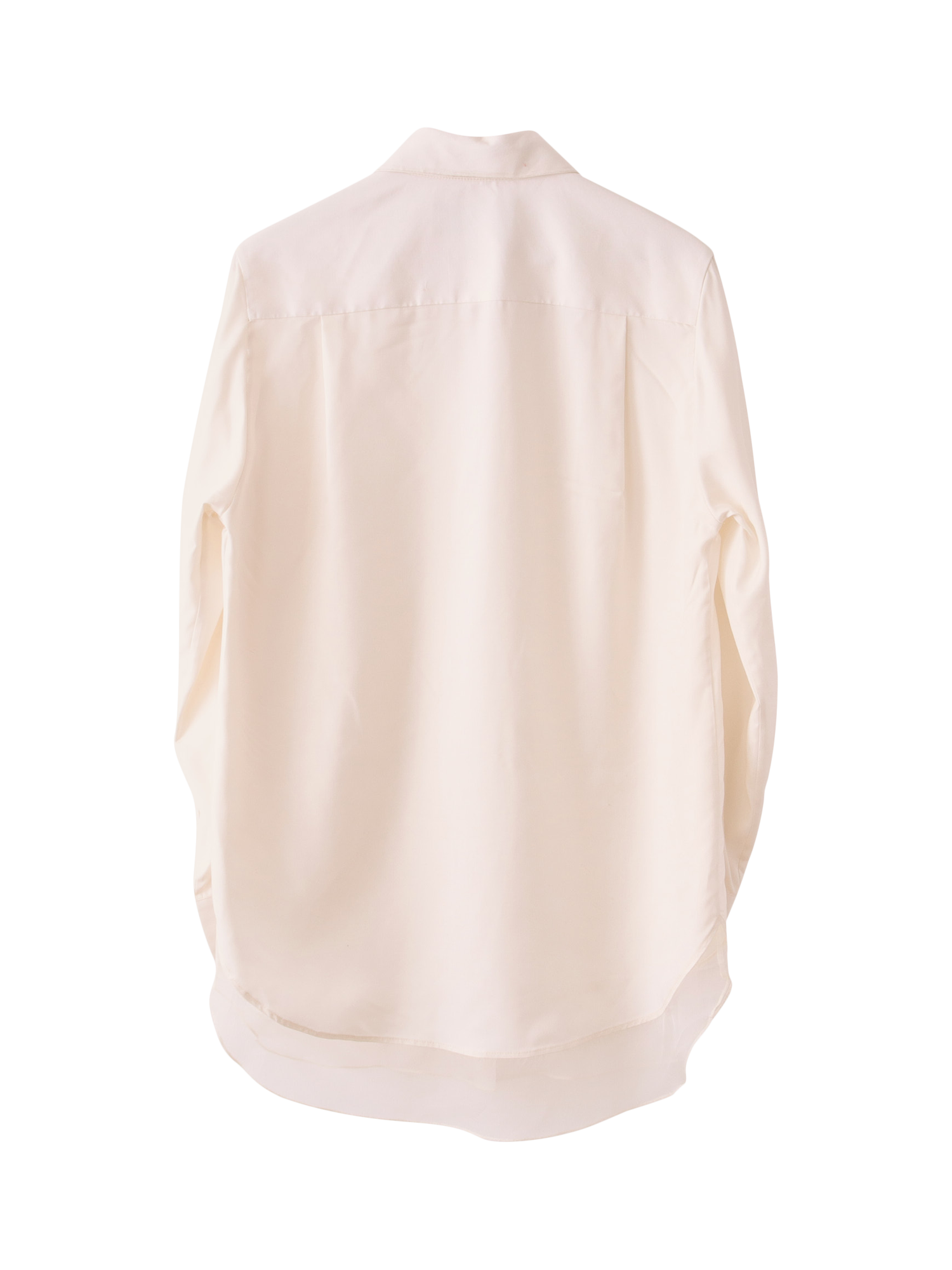 Product image 6 of 6, which shows S.S.DALEY Orla Pure Silk Shirt, Ecru, S
