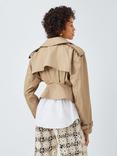 S.S.DALEY Gabardine Peplum Jacket, Brown