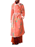 S.S.DALEY Smudge Floral Trench Coat, Red Floral
