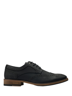 V.GAN Vegan Barley 2 Lace Up Brogue Shoes, Black