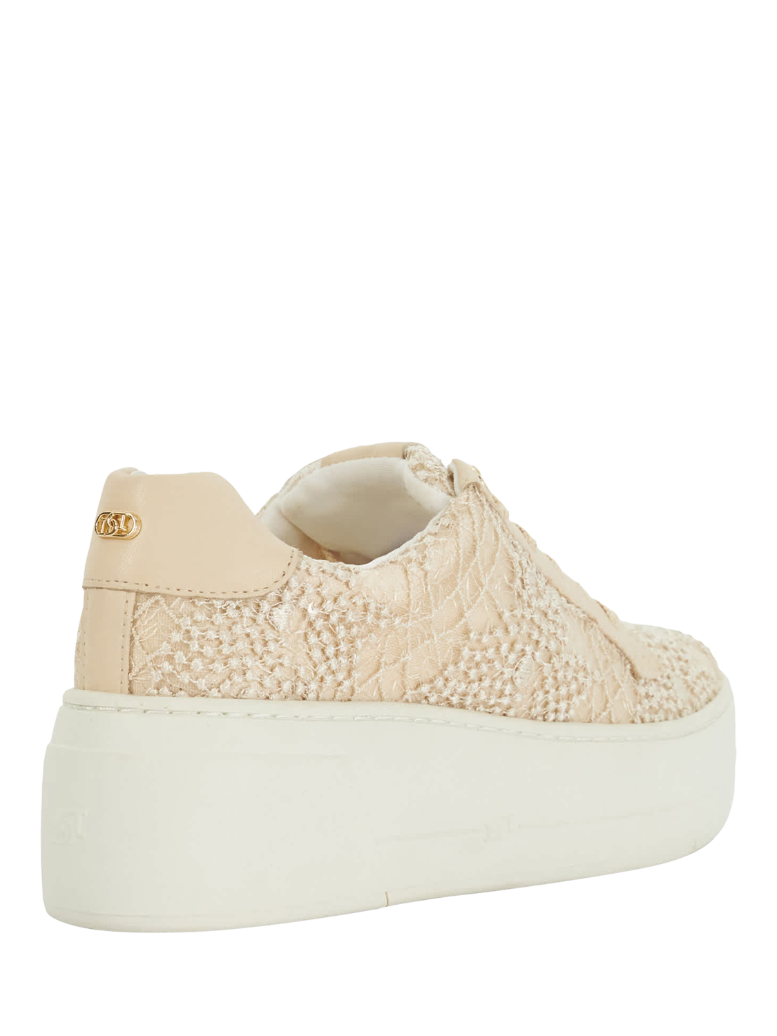 Product image 5 of 6, which shows Dune London Episode Textured Chunky Trainers, Blush, EU38