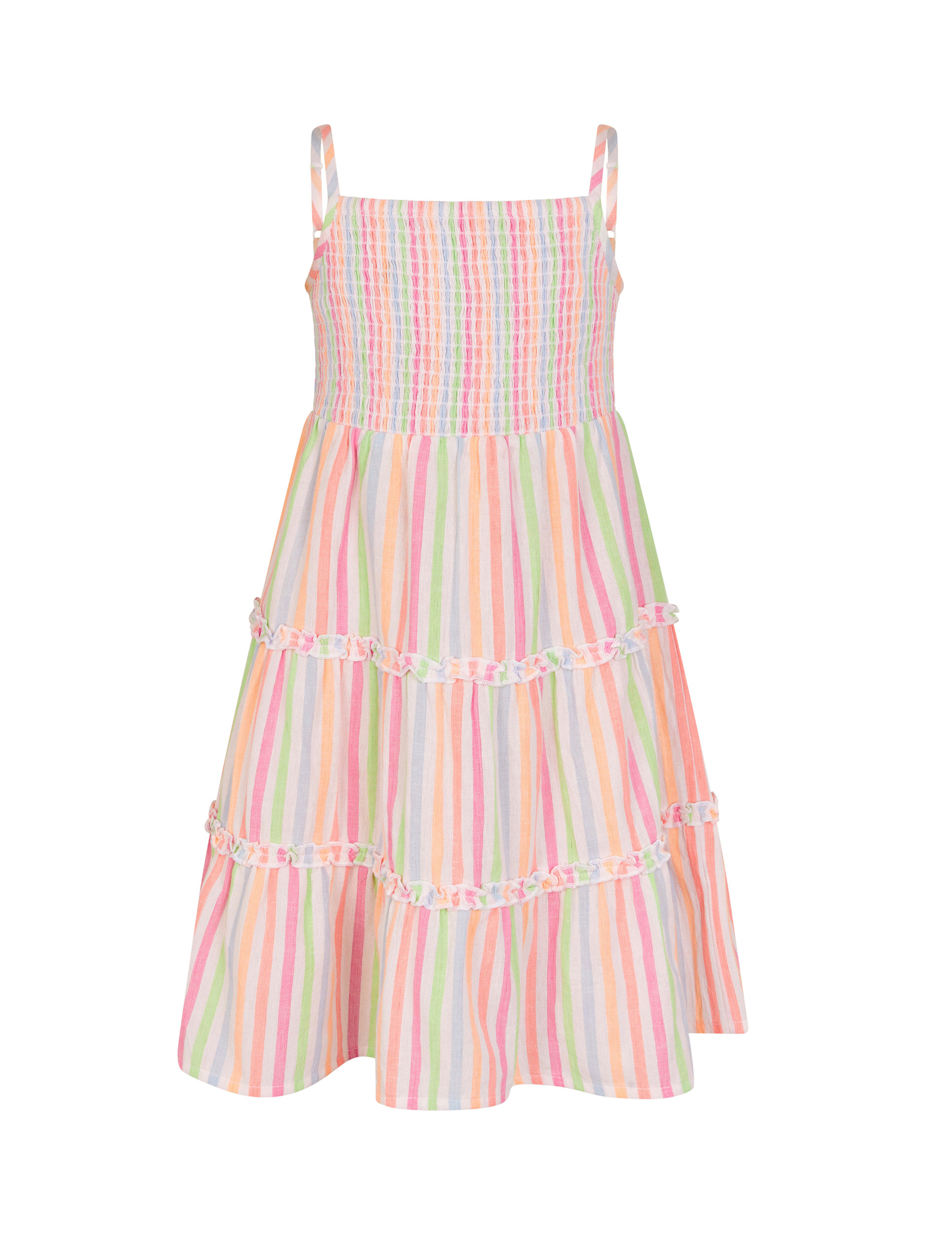 Angels by Accessorize Kids' Stripe Strappy Sun Dress, Multi