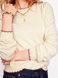 Boden Pru Scallop Trim Jumper