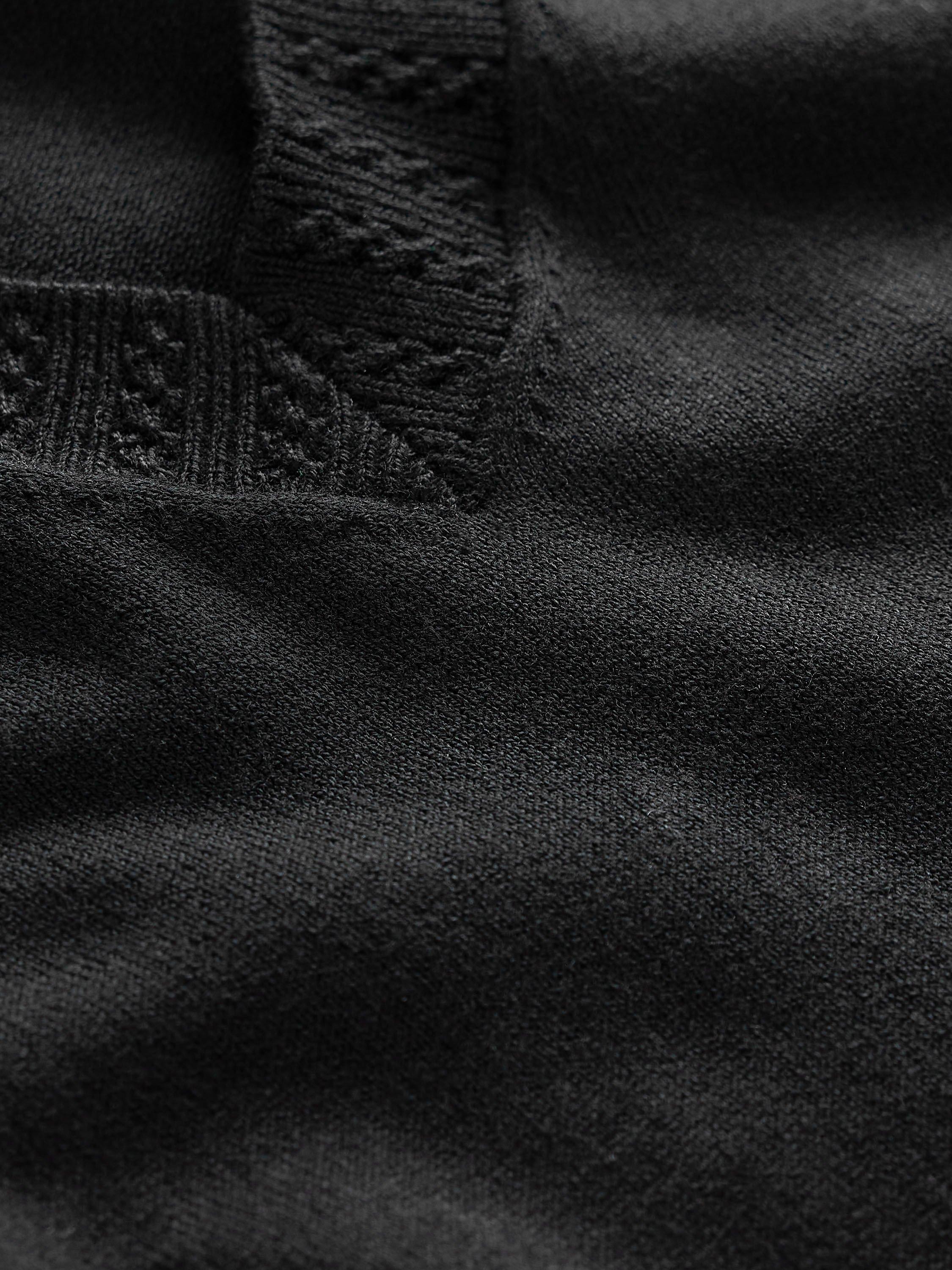 Product image 6 of 6, which shows Boden Emilia V-Neck Jumper, Black, XS