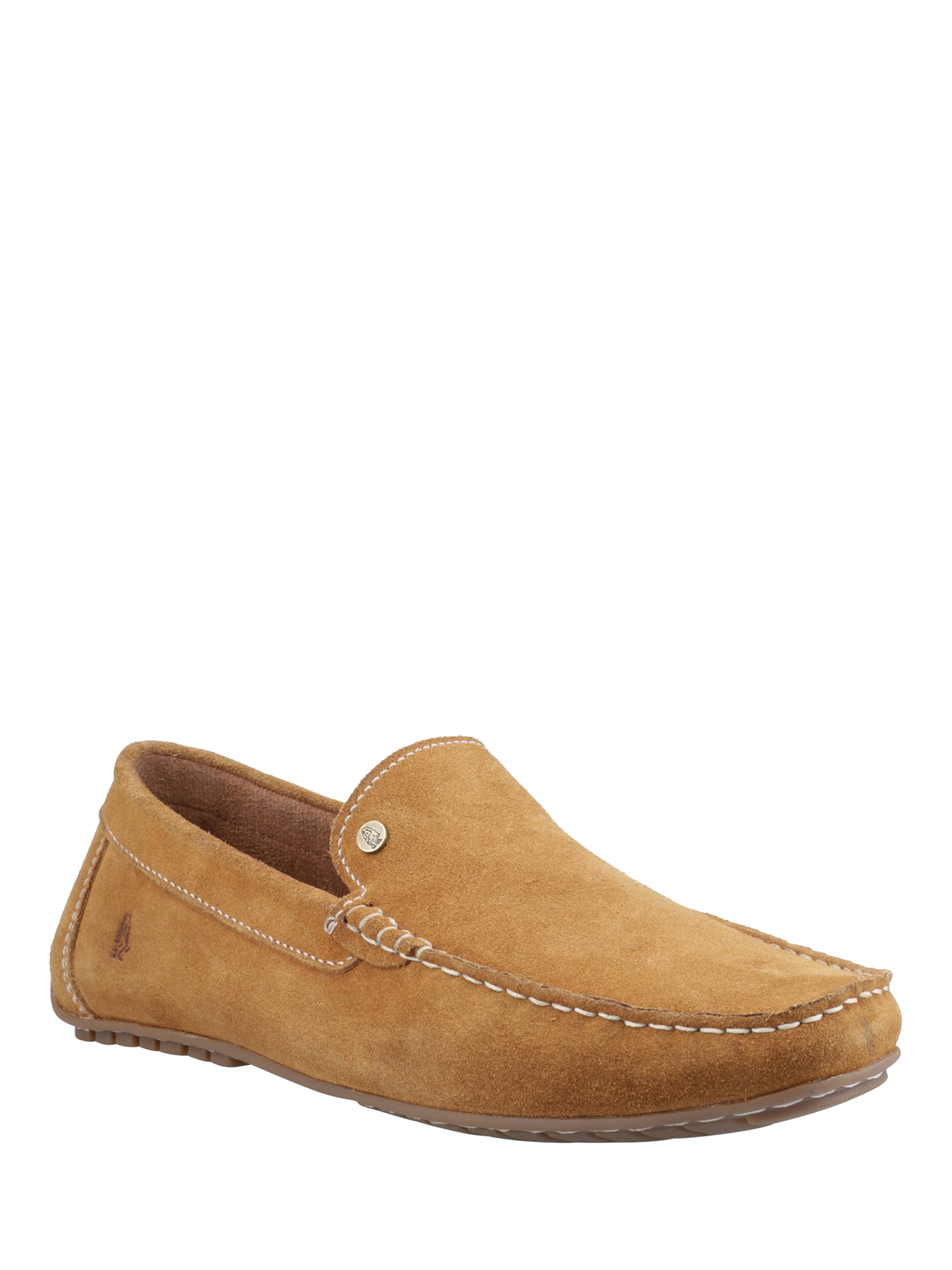 Product image 2 of 4, which shows Hush Puppies Ralph Suede Loafers, Tan, 6