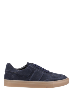 Hush Puppies Riley Suede Lace Up Trainers, Navy