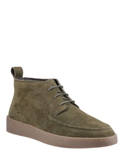 Hush Puppies Rory Suede Desert Boots - view 2, Khaki