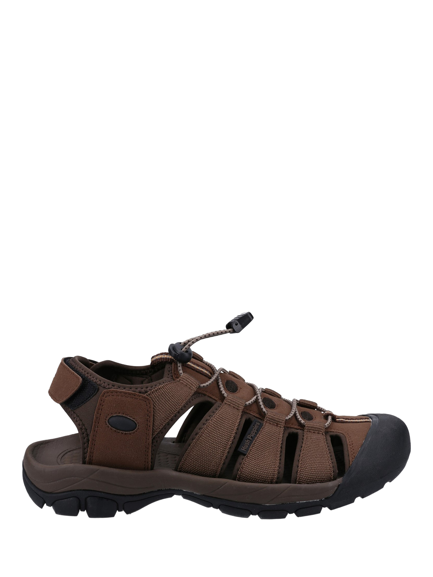 Product image 1 of 4, which shows Hush Puppies Peru Walking Sandals, Brown, 6