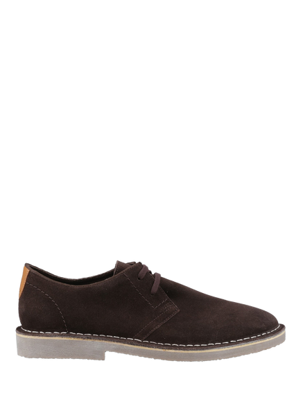 Hush Puppies Scout Suede Lace Up Shoes, Chocolate